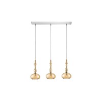 Пендел LUMA Light 100-01290-07BR-28 Amber 3 x G9