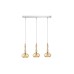 Пендел LUMA Light 100-01290-07BR-28 Amber 3 x G9