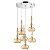 Пендел LUMA Light 100-01290-13-28 Amber 6 x G9