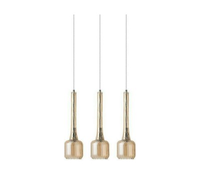 Пендел LUMA Light 100-01291-07BR-28 Amber 3 x G9
