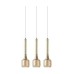 Пендел LUMA Light 100-01291-07BR-28 Amber 3 x G9