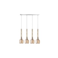 Пендел LUMA Light 100-01291-09BR-28 Amber 4 x G9
