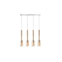 Пендел LUMA Light 100-01292-09BR-28 Amber 4 x E14