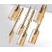 Пендел LUMA Light 100-01292-13-28 Amber 6 x E14