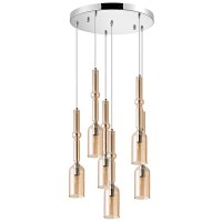 Пендел LUMA Light 100-01292-13-28 Amber 6 x E14