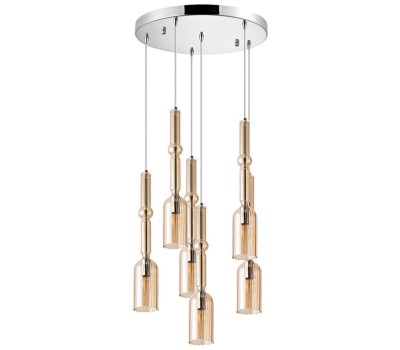 Пендел LUMA Light 100-01292-13-28 Amber 6 x E14