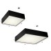 LED плафон LUMA Light 100-01297-20-01 Black 25W 3000К
