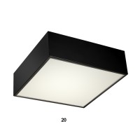 LED плафон LUMA Light 100-01297-20-01 Black 25W 3000К