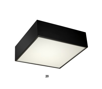 LED плафон LUMA Light 100-01297-20-01 Black 25W 3000К