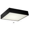 LED плафон LUMA Light 100-01297-21-01 Black 36W 3000К