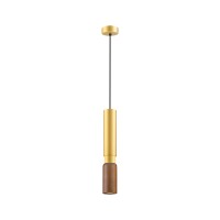 Пендел LUMA Light 100-01300-04-04 Gold/Wood 1 x GU10