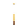 Пендел LUMA Light 100-01300-04-04 Gold/Wood 1 x GU10