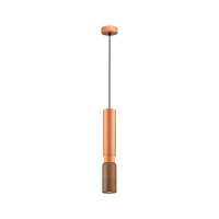 Пендел LUMA Light 100-01300-04-05 Copper/Wood 1 x GU10