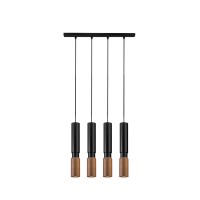 Пендел LUMA Light 100-01300-09BR-01 Black/Wood 4 x GU10