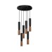 Пендел LUMA Light 100-01300-13-01 Black/Wood 6 x GU10
