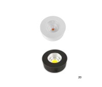 LED луна за външен монтаж LUMA Light 100-01334-20-01 Black 5W 3000K