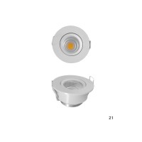 LED луна за вграждане LUMA Light 100-01334-21-02 White 3W 3000K