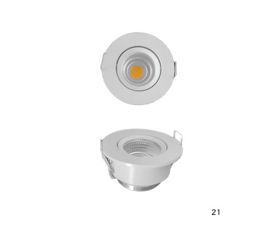 LED луна за вграждане LUMA Light 100-01334-21-02 White 3W 3000K