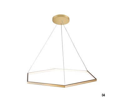 LED пендел LUMA Light 100-01352-04-04 Gold 25W 3000К