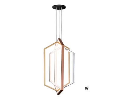LED пендел LUMA Light 100-01353-07 Copper/Silver/Gold 80W 3000К