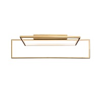 LED плафон LUMA Light 100-01355-20-04 Gold 70W 3000К