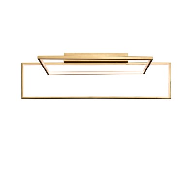 LED плафон LUMA Light 100-01355-20-04 Gold 70W 3000К