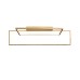 LED плафон LUMA Light 100-01355-20-04 Gold 70W 3000К