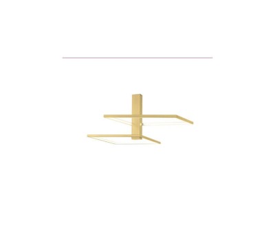 LED плафон LUMA Light 100-01356-20-04 Gold 48W 3000К