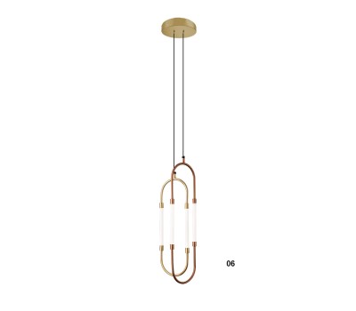 LED пендел LUMA Light 100-01369-06 Gold/Copper 15W 3000К