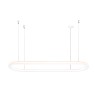 LED пендел LUMA Light 100-01370-04-02 White 80W 3000К