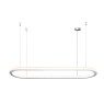 LED пендел LUMA Light 100-01370-04-03 Silver 80W 3000К