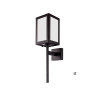 Фасаден аплик LUMA Light 100-01375-17-01 Black 1 x E27 IP44