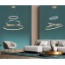 LED пендел LUMA Light 100-01377-07 Gold/White/Silver 70W 3000К