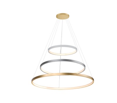 LED пендел LUMA Light 100-01377-07 Gold/White/Silver 70W 3000К