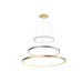 LED пендел LUMA Light 100-01377-07 Gold/White/Silver 70W 3000К