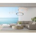 LED пендел LUMA Light 100-01381-08 White/Black/Gold 138W 3000К
