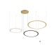 LED пендел LUMA Light 100-01381-08 White/Black/Gold 138W 3000К