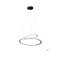LED пендел LUMA Light 100-01381-11 White/Black 80W 3000К