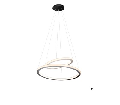 LED пендел LUMA Light 100-01381-11 White/Black 80W 3000К