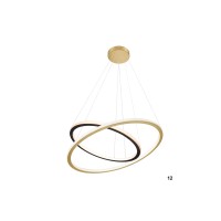 LED пендел LUMA Light 100-01381-12 Gold/Black 108W 3000К