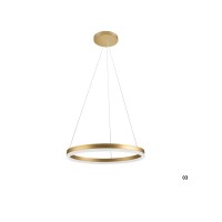 LED пендел LUMA Light 100-01400-03-04 Gold 15W 3000К