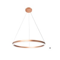 LED пендел LUMA Light 100-01400-04-05 Copper 20W 3000К