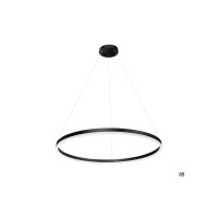 LED пендел LUMA Light 100-01400-05-01 Black 25W 3000К