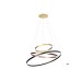 LED пендел LUMA Light 100-01400-07 Gold/Copper/Black 60W 3000К