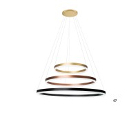 LED пендел LUMA Light 100-01400-07 Gold/Copper/Black 60W 3000К
