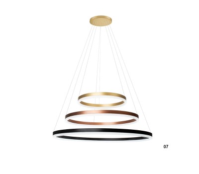 LED пендел LUMA Light 100-01400-07 Gold/Copper/Black 60W 3000К