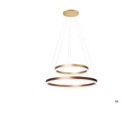 LED пендел LUMA Light 100-01400-11 Gold/Copper 34W 3000К