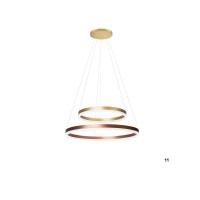 LED пендел LUMA Light 100-01400-11 Gold/Copper 34W 3000К