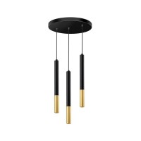 Пендел LUMA Light 100-09711-07-17 Black/Gold 3 x G9