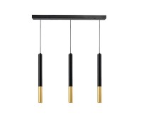 Пендел LUMA Light 100-09711-07BR-17 Black/Gold 3 x G9